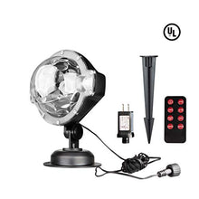 Load image into Gallery viewer, EAMBRITE Christmas Snowflakes Projector Light with Remote Control Outdoor Snow Falling Projection Lights for Xmas Home Yard Garden Party
