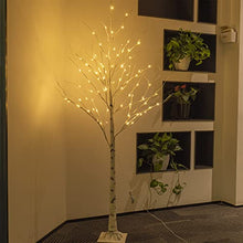 Load image into Gallery viewer, Vanthylit 6FT 88LT Pre-lit Birch Tree with Warm White Christmas Lights for Home Decor …
