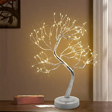 Load image into Gallery viewer, PEIDUO Tabletop Bonsai Tree Light,108L LED Tree Lamp,Fairy Light Tree with 8 Modes & 6 Hrs Timer,Artificial Tree with Lights USB & Battery Operated,Small Lighted Tree Indoor for Home Decoration