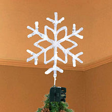 Load image into Gallery viewer, Padoo LED 9.5”Frozen Crystal Twinkle Snowflake for Party Holiday Winter Christmas Decorations