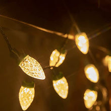 Load image into Gallery viewer, Eambrite Christmas Lights 100 LED 10m/32ft Fairy Lights Plug in, Indoor Outdoor Christmas Tree Lights String Lights, Outside Lights for Xmas/Home/Party/Christmas Decorations Warm White – Green Cable