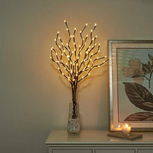 Load image into Gallery viewer, Vanthylit Decorative Twig Lights for Vase Mains Powered Lighted Branches with 90 Warm White LEDs Twig Christmas Lights Decoration Assessories for Home Living Room Decor (84cm)