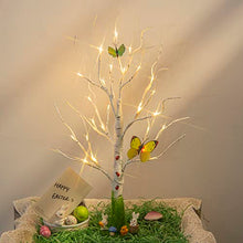 Load image into Gallery viewer, Vanthylit Easter Tree with Timer Battery Operated, Light up Indoor Spring Decorations, Centerpiece Table Decorations for Home Décor, White Easter Tree Gifts for Kids (2FT, Warm White)
