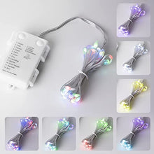 Load image into Gallery viewer, Eambrite Battery Operated Fairy Lights 3m 30 LED Colour Changing String Lights Waterproof for Indoor Outdoor Party Wedding Home Holiday Christmas Decoration