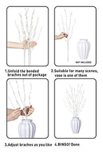 Load image into Gallery viewer, EAMBRITE Home Decorative Twig Lights Lighted White Birch Twig Branches Pathway Stakes with 60 LED White Lights Waterproof Plug in for Outdoor and Indoor Decor (3PK, 76cm)