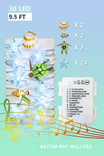 Load image into Gallery viewer, EAMBRITE Ocean Themed Music String Light 12 Modes 30 LED Waterproof Sea Fairy Lights with Music Sync and Timer for Wedding Party Festival Decoration Indoor and Outdoor Use
