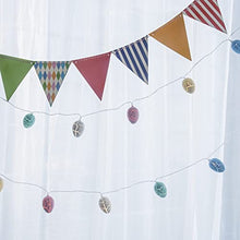 Load image into Gallery viewer, DELICHTER Ostern Lichterketten mit Batteriebetriebene, Osterdeko mit 10 LEDs bunte Ostereier für Party Wohnung Innen (warm weiß/2m)