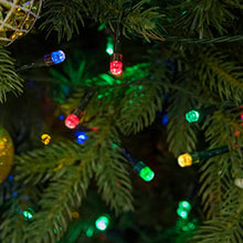 Load image into Gallery viewer, DELICHTER 200 LEDs Lichterkette Bunt Beleuchtung mit heller Lichter,8 Modi, Strombetrieb für innen, außen,Party, Fest, Weihnachten,Tannenbaum