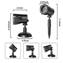 Load image into Gallery viewer, EAMBRITE Halloween Projector Light with 3 Dynamic Pumpkin Patterns Waterproof Holiday Projector for Party Garden Wall Indoor Outdoor Decoration