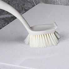 Load image into Gallery viewer, PEIDUO Plastic Bristle Brush, 2 Pack Cleaning Brush with Long Handle Set,Scrub Brushes for Cleaning Stiff, Washing Tub for Household