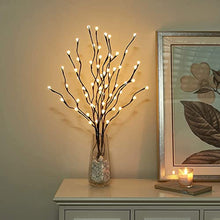 Load image into Gallery viewer, Vanthylit 3PK Twig Lights 76cm Decorative LED Twigs with Frosted Berries Garden Stake Branch Lights with 60 Warm White LEDs Mains Powered for Indoor Outdoor Christmas Decoration