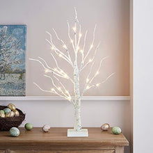 Load image into Gallery viewer, Easter Decorations, Vanthylit Pre-lit Easter Tree Lights with Timer, LED Birch Tree Battery Operated, 2FT Easter Table Centerpiece Decoration, Easter Decorations for The Home