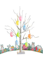 Load image into Gallery viewer, EAMBRITE Easter Egg Tree with Lights Timer Battery Operated White Twig Tree with Easter Decorations Decor for Home and Party (60cm/2ft)