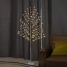 Load image into Gallery viewer, EAMBRITE 6FT 135LT Christmas Pre-lit Tree Frosted Ball Remote Controller RGB Colorful Warterproof for Home Festival Party Christmas Plug in UL Adapter