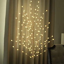 Load image into Gallery viewer, Vanthylit Pre-lit White Tree Light with 6FT 135LED Frosted Ball Ornaments RGB and Warm White for Christmas Party Wedding Decorations Indoor Outdoor
