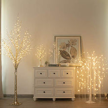 Load image into Gallery viewer, Vanthylit 7FT LED Champagne Tree with Warm White Fairy Lights 306LT Tree Light for Home Wedding Holiday Indoor and Outdoor Decor