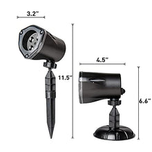 Load image into Gallery viewer, Eambrite Pumpkin Projector Halloween Projector Lights Outdoor Decorations Mains Powered Waterproof for Window Patio Garden and Haunted House Decor