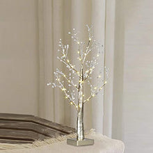 Load image into Gallery viewer, EAMBRITE 24IN 48LT Champagne Gold Centerpiece Tree with 168 Pearl Crystal for Home Party Holiday Birthday Wedding Decoration Indoor Use