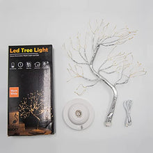 Load image into Gallery viewer, PEIDUO Tabletop Bonsai Tree Light,108L LED Tree Lamp,Fairy Light Tree with 8 Modes & 6 Hrs Timer,Artificial Tree with Lights USB & Battery Operated,Small Lighted Tree Indoor for Home Decoration