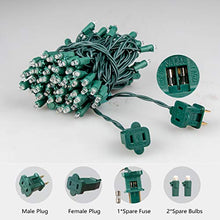 Load image into Gallery viewer, EAMBRITE 31ft 100 LEDs Christmas Micro String Lights Pure White Connectable String Set for Patio Christmas Tree Garden Yard Window Wreath Balcony Bedside, UL certificates