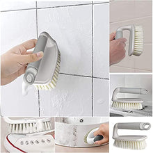 Load image into Gallery viewer, EAMBRITE Cleaning Scrub Brush with Comfort Grip & Flexible Stiff Bristles for Bathroom, Floor, Tub, Carpet, Shower, Tile and Kitchen - Pack of 2
