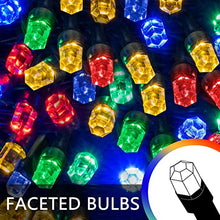 Load image into Gallery viewer, PABIPABI Led Christmas Tree Lights Multicolor, 200 Led Christmas String Lights Plug in, 66ft Waterproof Christmas Lights Outdoor Indoor with 8 Modes
