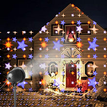 Load image into Gallery viewer, EAMBRITE Christmas Star Rotating Projector Night Light LED Starry Light Projector with Remote Control Best Gift for Baby Children Adults Christmas Festivals Bedroom Living Room Party Decoration