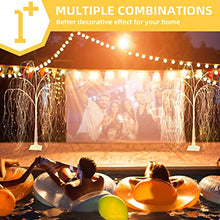 Load image into Gallery viewer, EAMBRITE 4FT Lighted Willow Tree, Weeping Willow Artificial Tree with 180 Twinkle Fairy Lights, White Christmas Tree for Home Office Holiday Party Indoor Outdoor Decoration