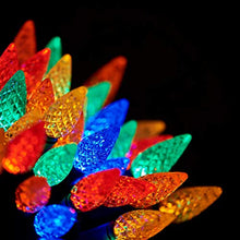 Load image into Gallery viewer, EAMBRITE C6 Strawberry Christmas String Lights 31ft 100 LEDs Multi Color Faceted String Lights for Patio Christmas Tree Garden Yard, UL certificates
