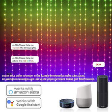 Load image into Gallery viewer, Vanthylit LED Curtain String Lights, 400LT RGB Fairy Lights, Hanging Fairy Window Lights, Waterproof Lights Plug-in Outdoor Fairy Lights for Wedding, Patio, Garden, Christmas Decor