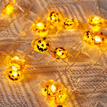 Load image into Gallery viewer, Vanthylit Set of 3 LED Halloween Theme String Lights Battery Operated with 8 Modes Fairy Lights Decorative String Lights for Indoor and Outdoor