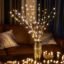 Load image into Gallery viewer, EAMBRITE 120LT Lighted Brown Twig Branches with 33IN LED Willow Tree Plug in for Holiday Party Wedding Spring Indoor and Outdoor Decoration (Vase Excluded)