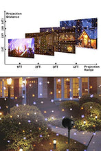 Load image into Gallery viewer, EAMBRITE Christmas Star Rotating Projector Night Light LED Starry Light Projector with Remote Control Best Gift for Baby Children Adults Christmas Festivals Bedroom Living Room Party Decoration
