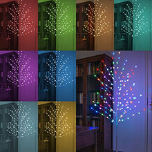 Load image into Gallery viewer, Vanthylit Pre-lit White Tree Light with 6FT 135LED Frosted Ball Ornaments RGB and Warm White for Christmas Party Wedding Decorations Indoor Outdoor