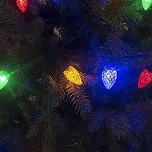 Load image into Gallery viewer, DELICHTER LED Lichterkette 100 LEDs Weihnachtsbaumbeleuchtung mit 8 Modi,Strombetrieb für Party Wohnung innen außen Tannenbaum(Bunt)