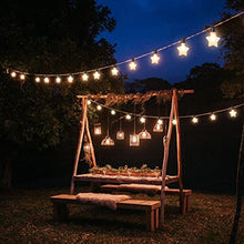 Load image into Gallery viewer, Eambrite Outdoor String Lights Mains Powered, Garden LED Festoon Lights Outdoor, Waterproof Connectable Patio Lighs for Party (Warm White, 5m)