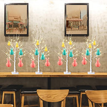 Load image into Gallery viewer, EAMBRITE Set of 4 Twig Tree with Lights Battery Operated Indoor Easter Decorations Twig Easter Tree with 24 Warm White LEDs Table Decoration for Xmas Home Party Wedding (60cm/2ft)
