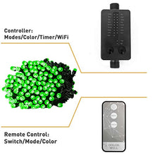 Load image into Gallery viewer, Vanthylit 200 LED RGB String Lights with Green Wire Twinkle Christmas Light Decorations for Indoor and Outdoor Decoration