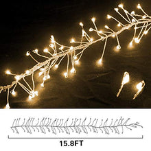 Load image into Gallery viewer, Vanthylit LED Starry Lights Sliver Copper Wire Firecracker Fairy Light 15.8FT 500LT Tale Garland String Lights for Wedding, Party, Xmas, Garland, Wreath, Patio, Garden