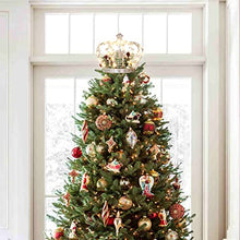 Load image into Gallery viewer, EAMBRITE Chritsmas Tree Topper, 60LT Jeweled Crown Tree Topper with 8 Modes Control Diamonds Treetop for Christmas Tree Decorations