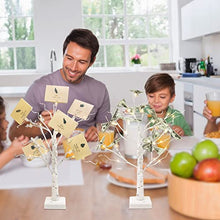 Load image into Gallery viewer, PEIDUO Set of 2 Money Trees, Lighted 2FT 24LT Gift Card Tree with Clips and Greeting Cards, Money Tree Gift Holder for Birthday, Christmas, Halloween, Wedding, Graduation and Back to School Gifts