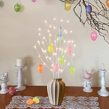 Load image into Gallery viewer, EAMBRITE Wohnung dekorative Zweig Lichter beleuchtet weiße Birke Zweige Weg Pfähle mit 60 LED Lichter Außen-Innen Wohnug deko für Weihnachten Ostern Deko Halloween Fest