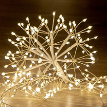 Load image into Gallery viewer, Vanthylit LED Starburst Starry Lights, Copper Wire Starburst Firework Lights 3PK 360LED String Light for Wedding Party Christmas Bedroom Indoor Outdoor Home Patio