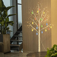 Load image into Gallery viewer, DELICHTER LED Baumdeko,Birken Lichterbaum mit Strombetrieb 9 Modis,osterdeko für Wohnung,Zimmer,Party,Innen und Außen(1.8M)