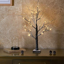 Load image into Gallery viewer, EAMBRITE LED Lichterbaum 60CM Lichterzweige 24 LEDs Leuchtzweige innen Schneebaum Batteriebetrieb Innendekoration Warmweiß für Weihnachten,Ostern, Hochzeit Geburtstag