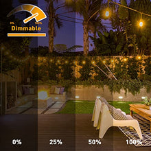 Load image into Gallery viewer, Vanthylit Outdoor String Lights Décor for Porch, Outside Waterproof Patio String Lights, Patio String Lights Dimmable with Remote