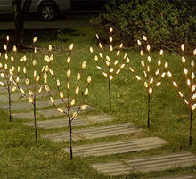 Load image into Gallery viewer, Vanthylit Lighted 3PK Twig Branches Light with Clear Leaf 30'' 60LED Pathway Lights Waterproof Adapter Brown Willow Branch Lights for Outdoor and Indoor Deco
