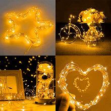 Load image into Gallery viewer, Vanthylit LED Fairy String Lights 50LED 8 Function Battery Powered Copper Wire Lights for Christmas Wedding Party Home Holiday Decoration Warm White Starry Lights