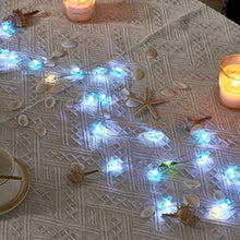 Load image into Gallery viewer, Vanthylit Ocean Theme String Light Battery Operated with Music Sync 12 Modes Fairy Lights beach themed fariy ligths for Indoor and Outdoor Decoration