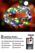Load image into Gallery viewer, Vanthylit 150 LED RGB Fairy String Lights with Green Wire Twinkle Christmas Light Decorations for Indoor and Outdoor Decoration